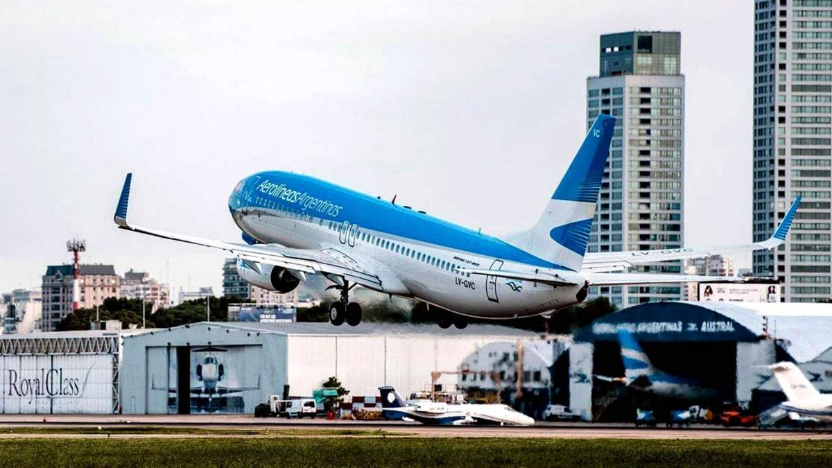 Aerolíneas Argentinas. Fuente: (Twitter)