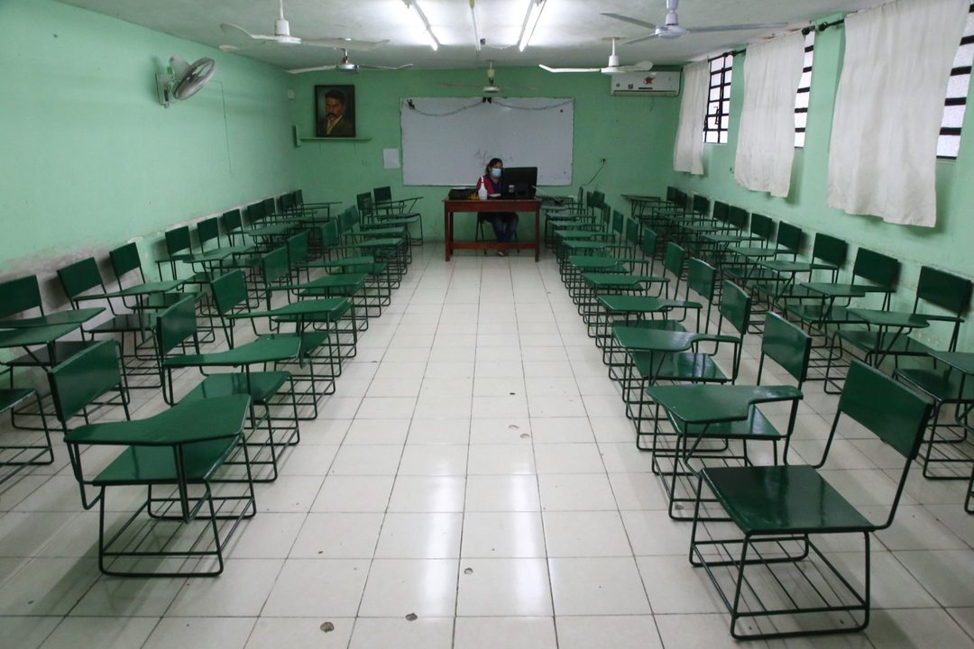 alón de clases Foto Martín Zetina  Cuartoscuro