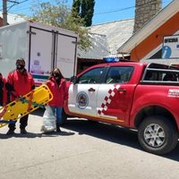 Árboles caídos y desprendimientos de rocas en San Martín de los Andes por el temporal