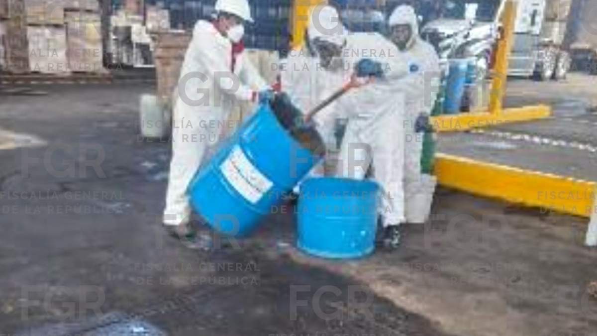 Destrucción de precursores químicos