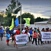 ¡Si a la megaminería!: Un pueblo de Río Negro marchó a favor