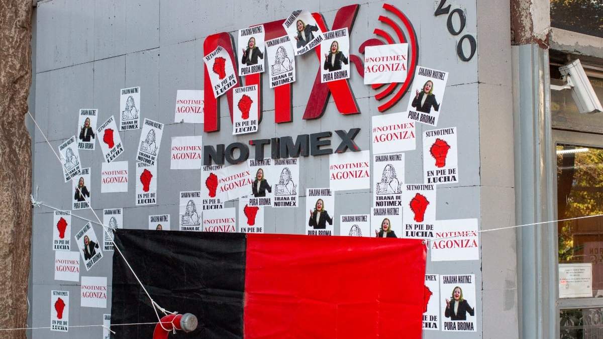 La huelga en Notimex cumplió ya 383 días