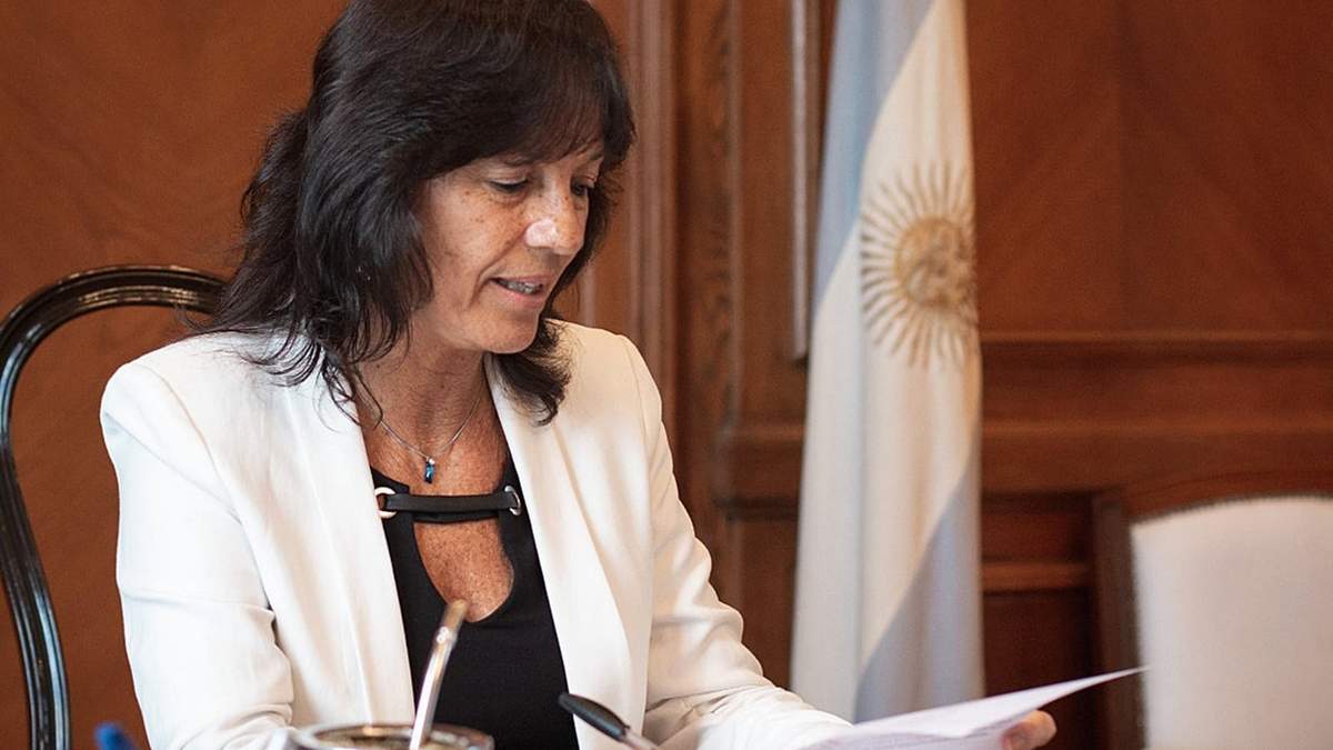 Vilma Ibarra, Secretaria Legal y Técnica de la Presidencia. Fuente: (Twitter)
