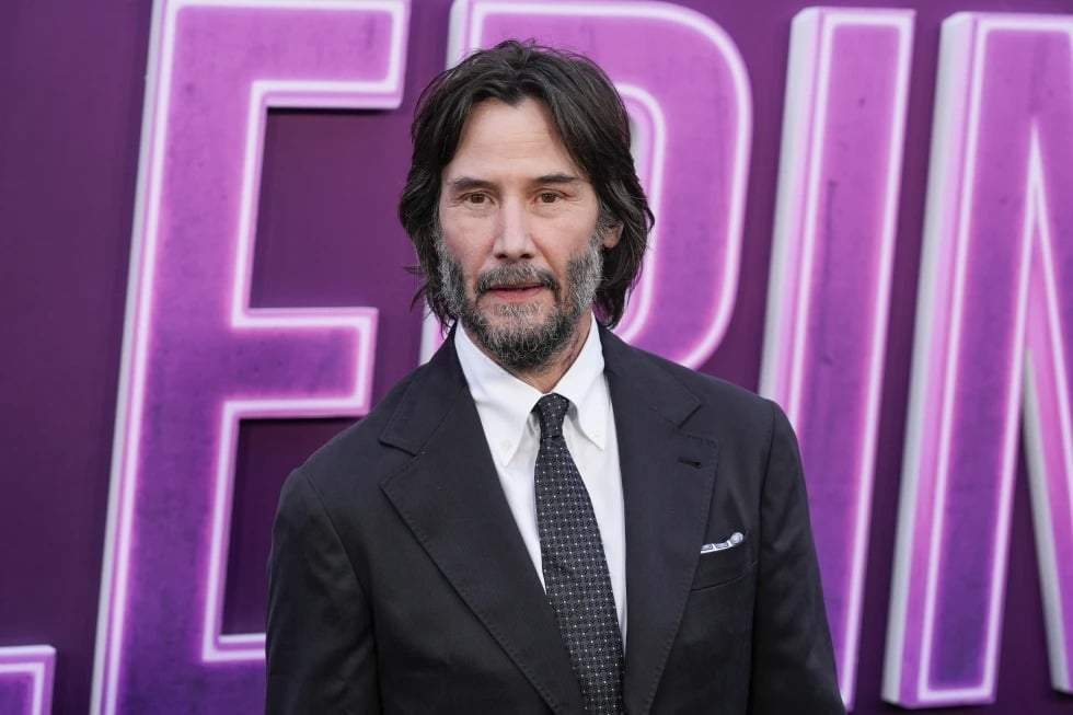 Keanu Reeves llega al estreno de "Ballerina" el martes 3 de junio de 2025 en el Teatro Chino TCL de Los Ángeles.