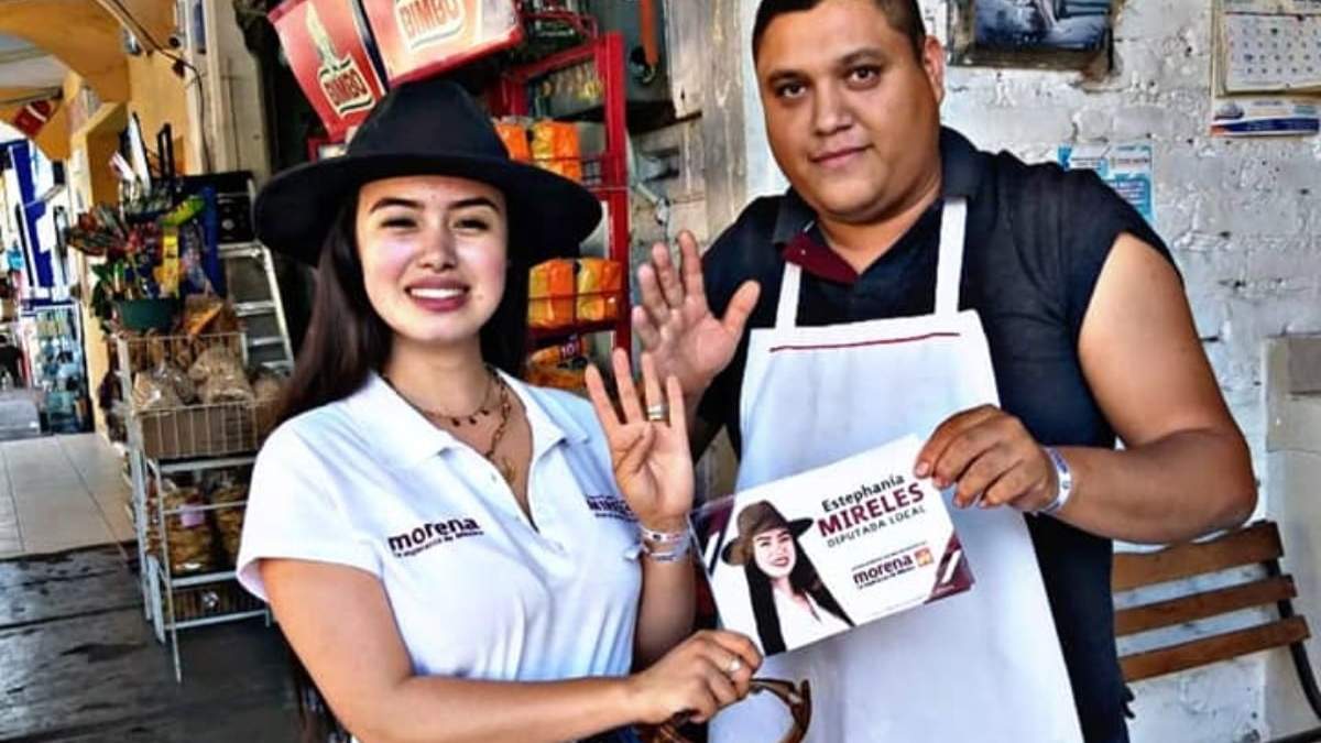 Estephania Valdés de Mireles, en campaña