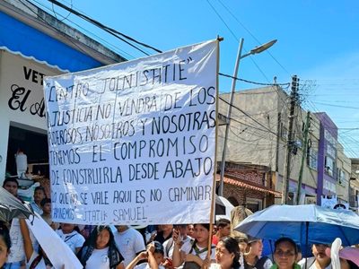 Zonas Pastorales Ch'ol peregrinan por la paz y denuncian violencia en Chiapas