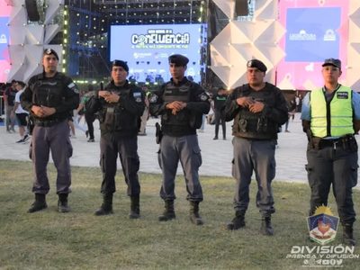 Fiesta de la Confluencia: la Policía tuvo “más de cien intervenciones”