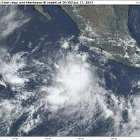 Tormenta tropical Adrián se forma en el Pacífico mexicano; prevén lluvias muy fuertes en 4 estados