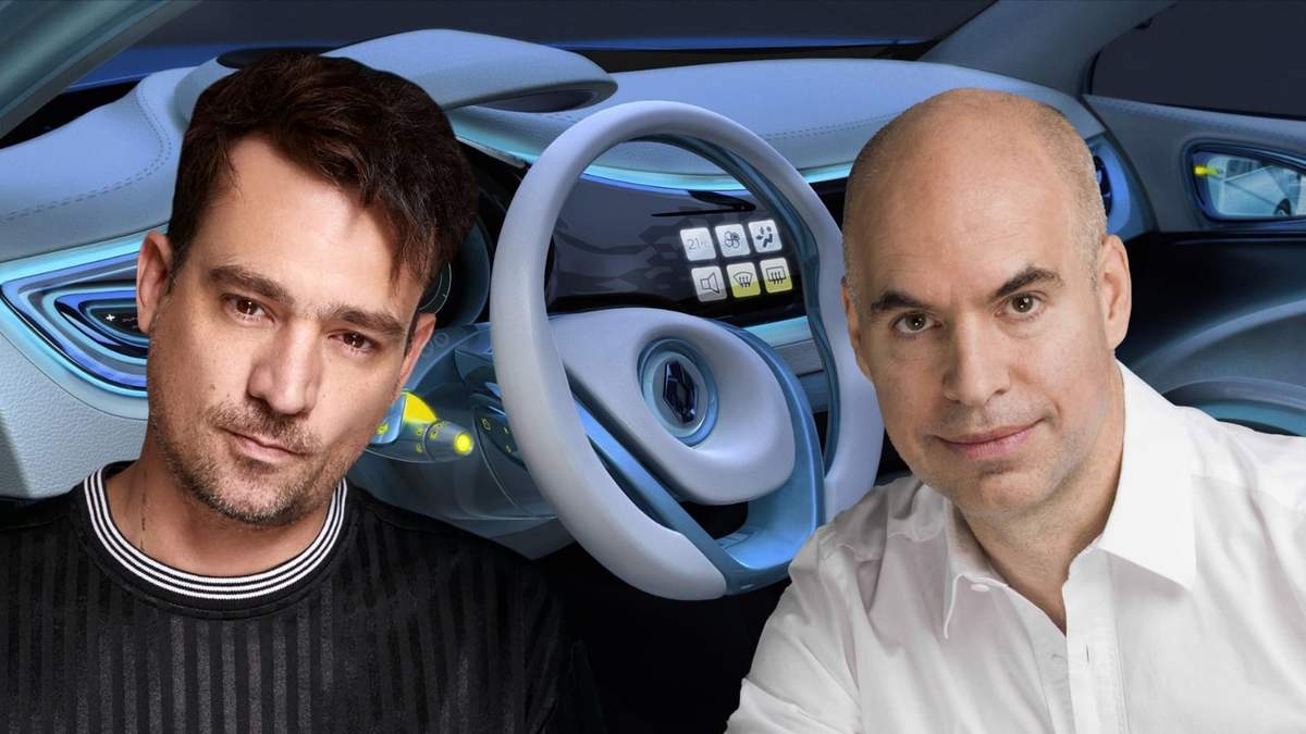 Chano Charpentier y Horacio Rodríguez Larreta. Fuente: (Minuto Neuquén)