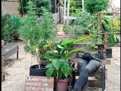 SSC recuperó el parque Luis Pasteur ocupado por grupos a favor de la despenalización de la marihuana