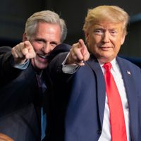 En una conversación privada, Trump culpa a antifascistas del asalto al Capitolio