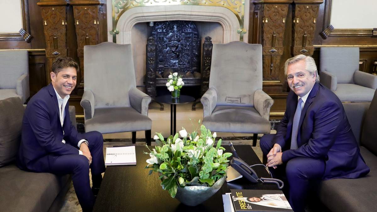 Kicillof y Fernández (foto: Casa Rosada).