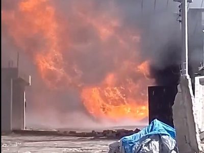 Explota ducto de Pemex en Amozoc, Puebla; daña varias casas (Video)