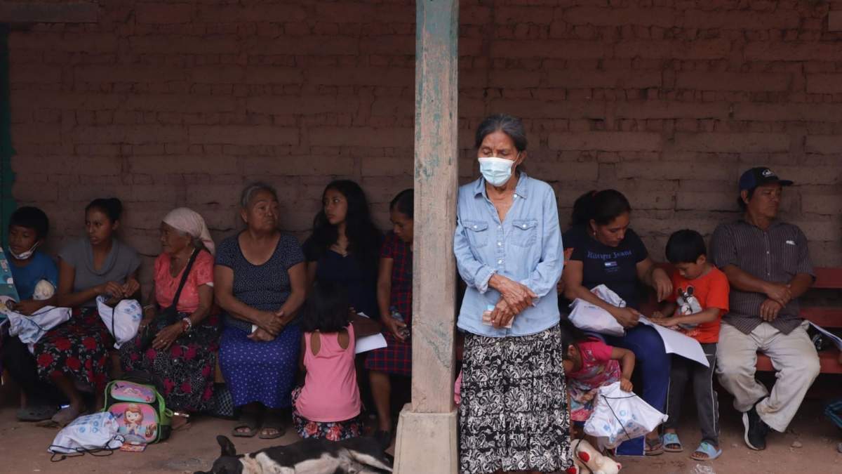 Personas desplazadas de Amatenango en Guatemala, en imagen de julio de 2024