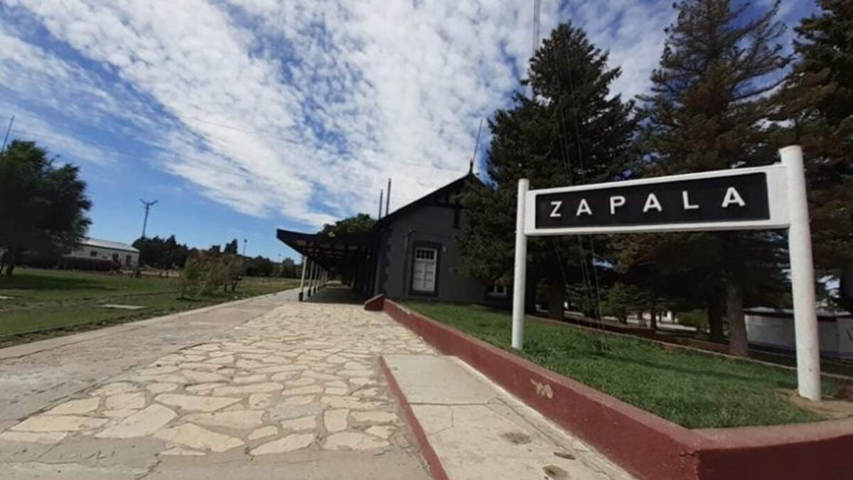 Estación de tren en Zapala. Fuente: (Twitter)