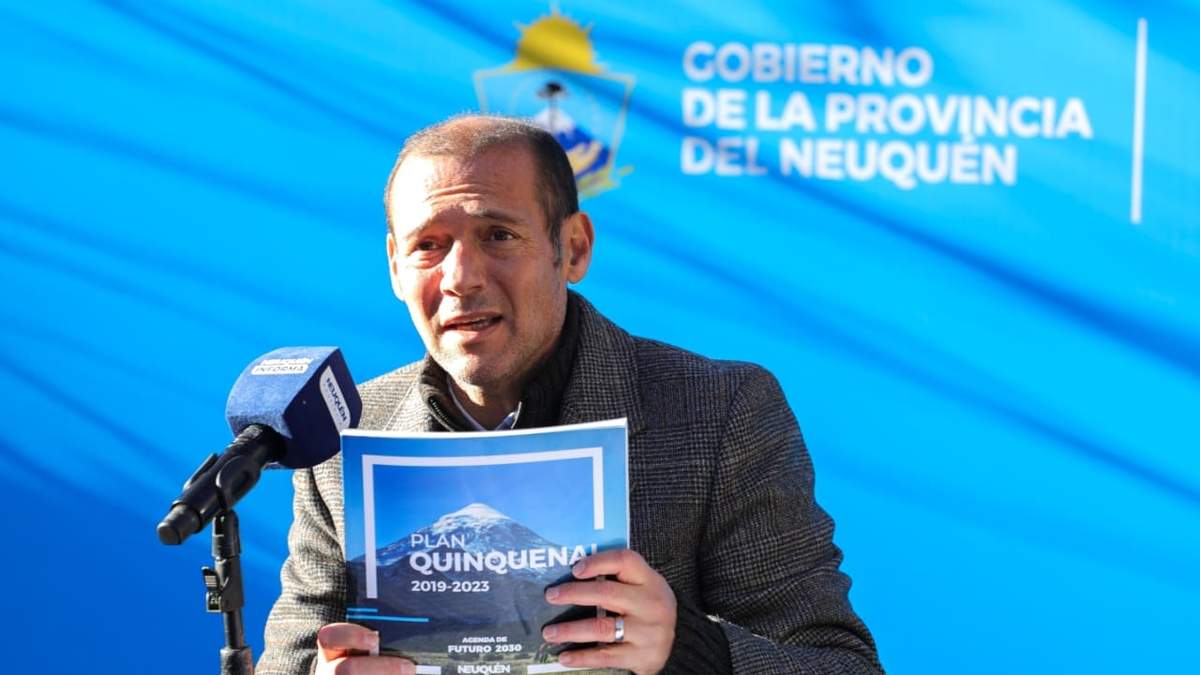 Omar Gutiérrez, gobernador de Neuquén. Fuente: (Twitter)