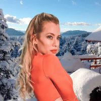 Colores pasteles y estampados: Nicole Neumann y sus looks para esquiar en San Martín de los Andes
