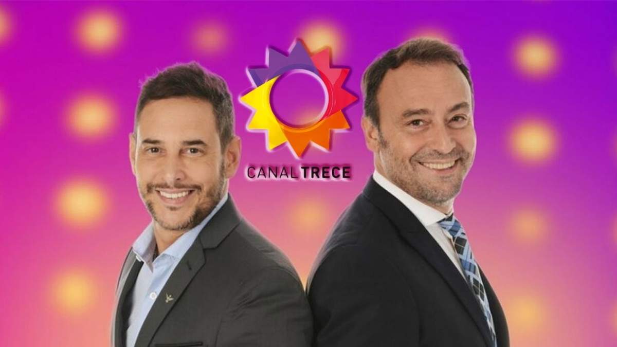 Rodrigo Lussich y Adrián Pallares, conductores de "Socios del Espectáculo". Fuente: (Minuto Neuquén)