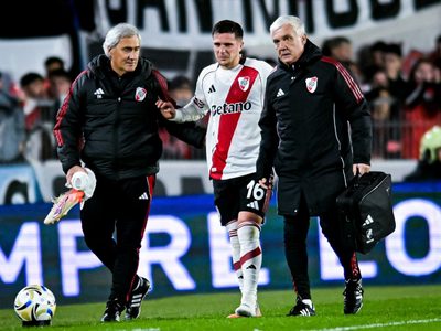 Uno más a la lista de lesionados de River: el parte médico de Fabricio Bustos