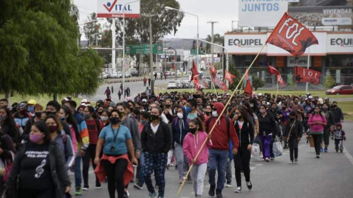 La FOL protestará nuevamente en Neuquén. Fuente: (Twitter)