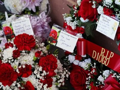 La familia de Diogo Jota se reúne para el velatorio tras el accidente fatal