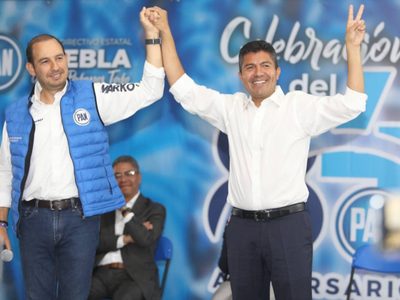 PAN, PRI y PRD cierran filas a favor de Eduardo Rivera en Puebla