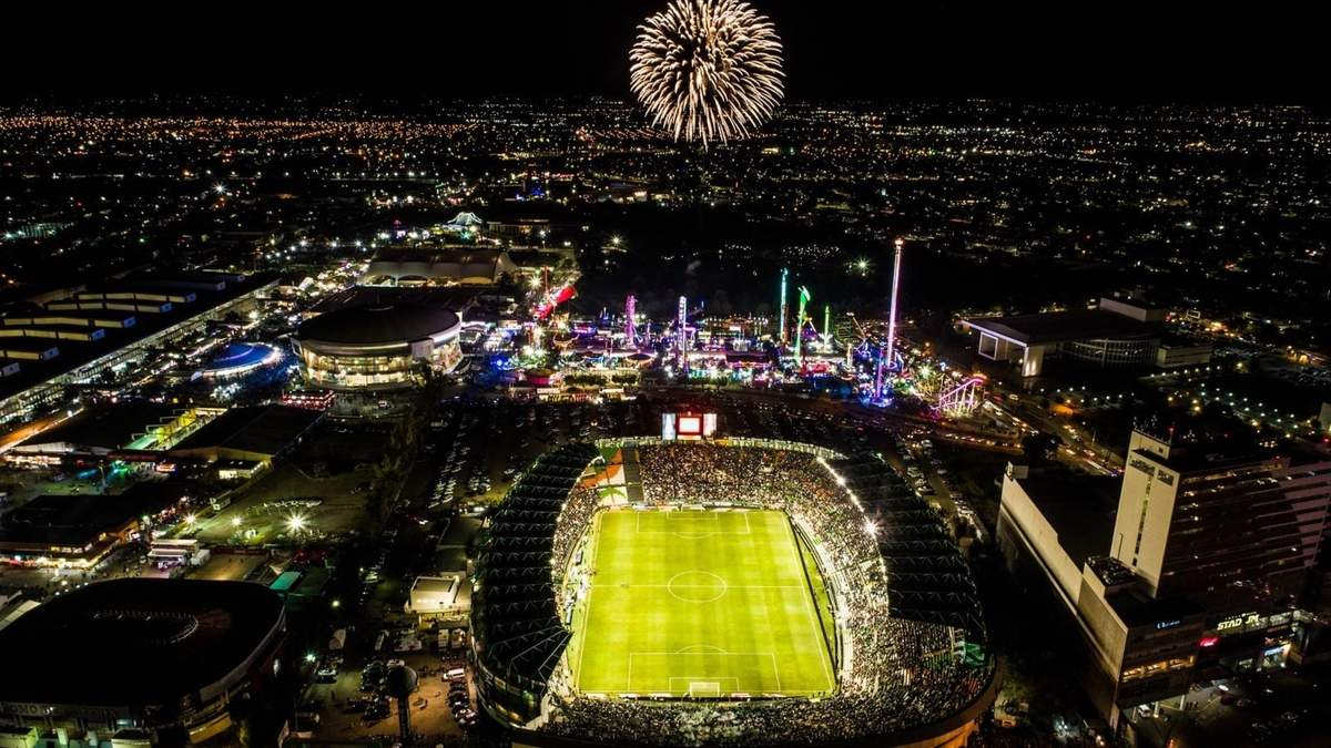 Una edición anterior de la Feria de León