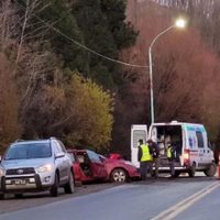 Un hombre resultó herido tras derrapar con su auto en la Ruta Nacional 40