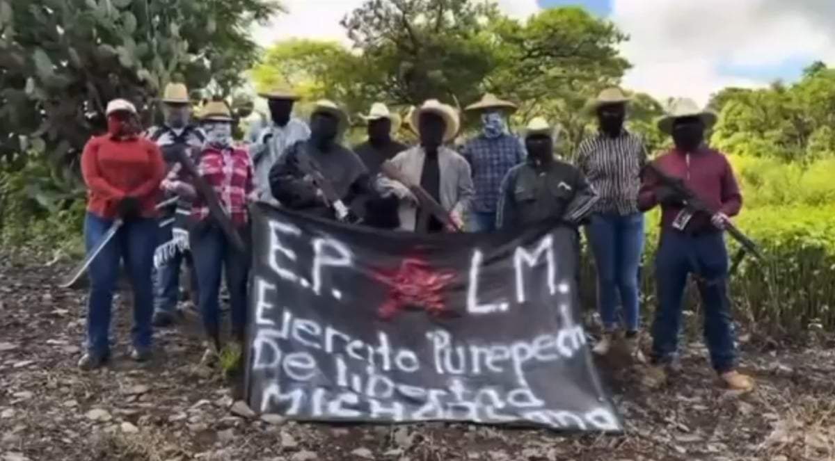 El denominado Ejército Purépecha de Libertad Michoacana