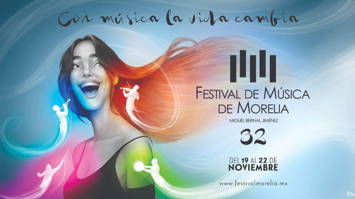 Cartel del 32 del Festival de Música de Morelia
