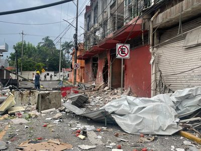 Explosión por fuga de gas sacude el centro de Villahermosa