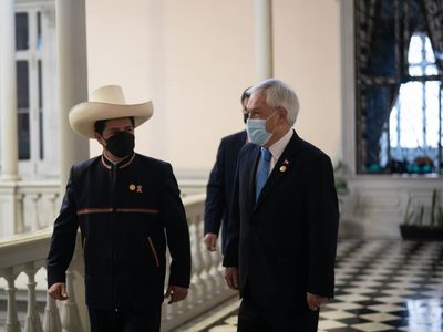 Sebastián Piñera se reunió con Pedro Castillo: “Si le va bien a Perú, nos va bien a todos”