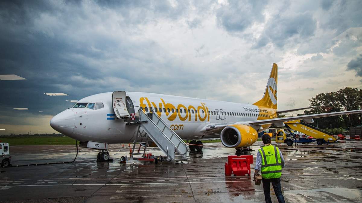 Flybondi. Fuente: (Twitter)