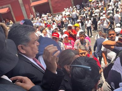 Protestan contra la “Ley Godoy” frente al Congreso de la CDMX