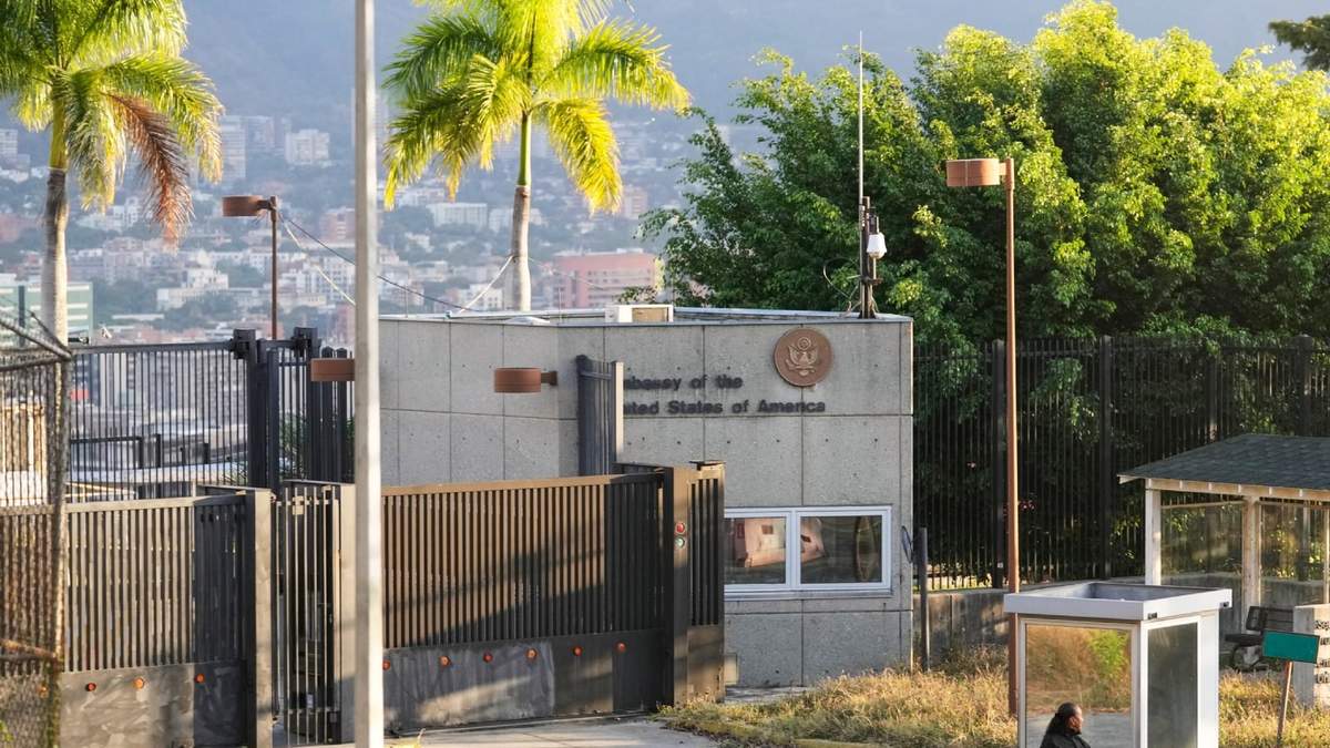 La Embajada de Estados Unidos en Caracas, Venezuela, 8 de enero de 2026