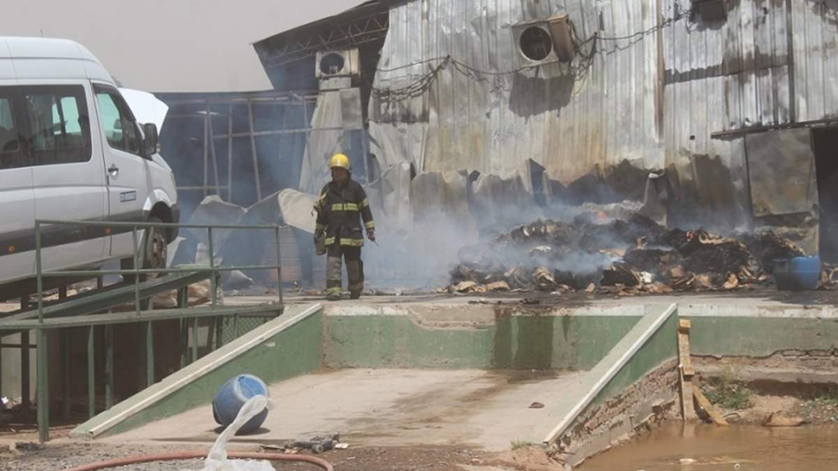 Incendio en Neuquén: Fuente: (Twitter)