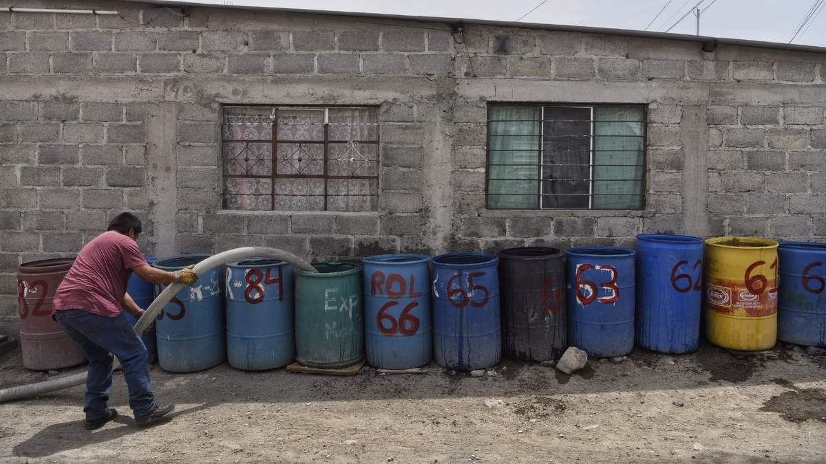 Falta de agua en la alcaldía Iztapalapa