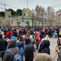 El Polo Obrero se movilizó en Neuquén por el reclamo de asistencia a los comedores