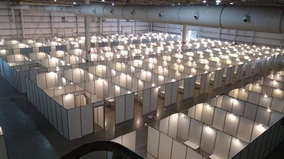 Parque Sanitario en Tecnópolis. (Fuente: Twitter)