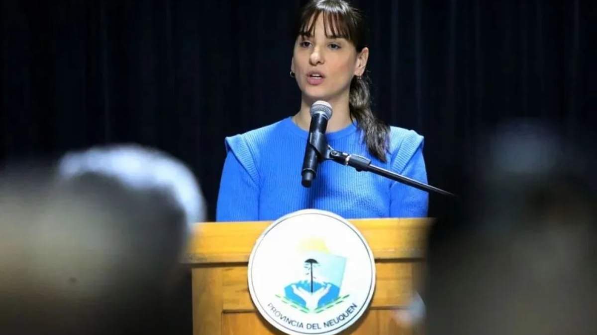 Leticia Esteves, secretaria de Ambiente. Fuente: (Neuquén Informa)