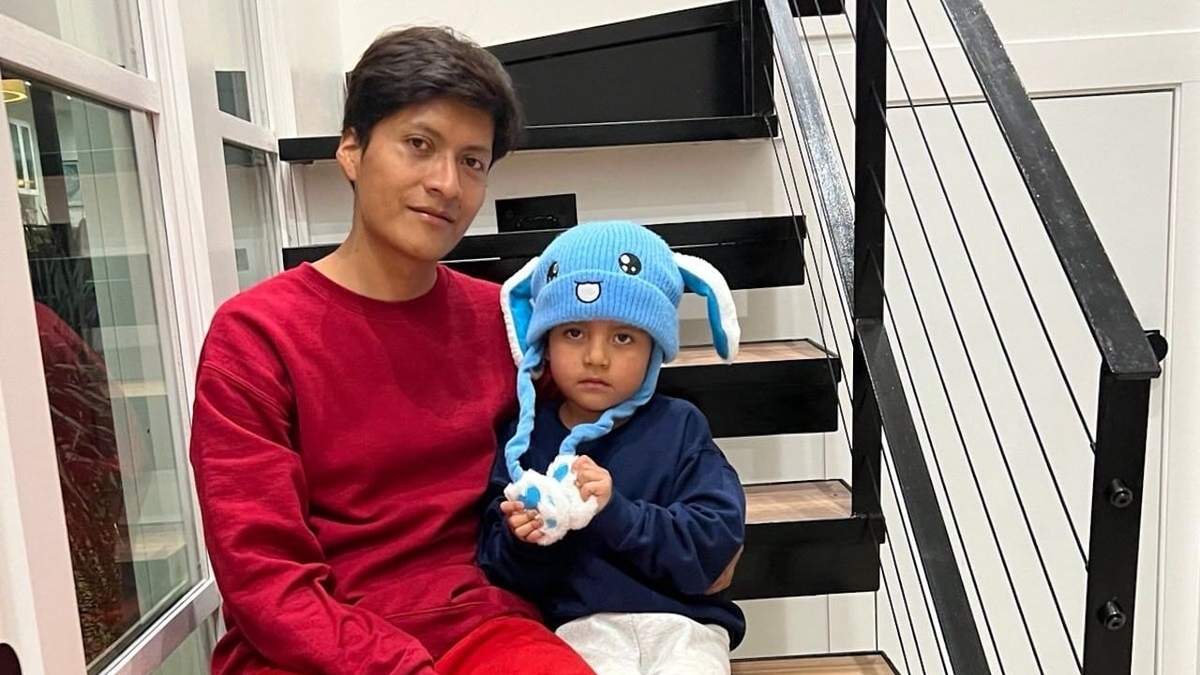 Adrián Conejo Arias y su hijo Liam Conejo Ramos