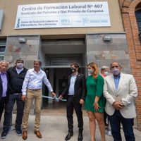 Axel Kicillof inauguró el primer Centro de Formación Laboral en Hidrocarburos y Biocombustibles