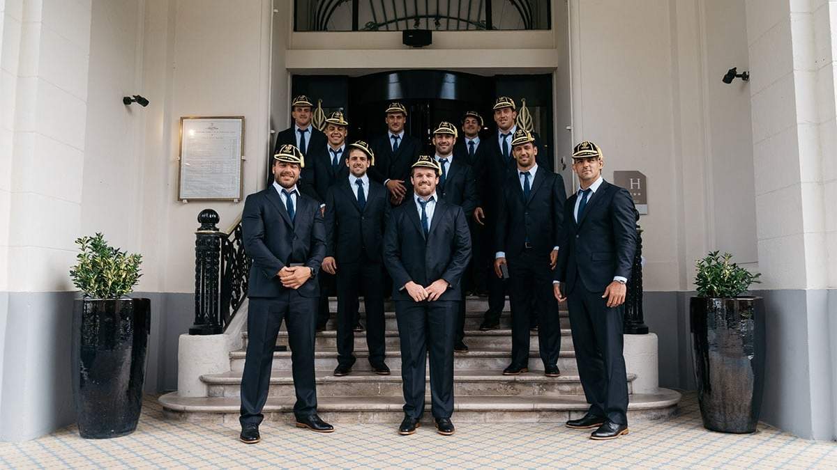 Los Pumas se vistieron de gala para la ocasión