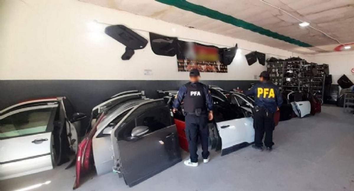 El allanamiento lo concretó personal de la Policía Federal. Fuente (PFA)