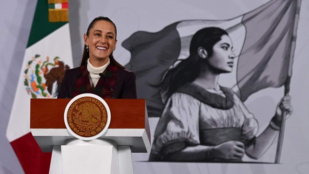 Claudia Sheinbaum en la conferencia del lunes
