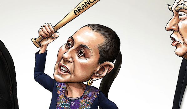 Vista previa de "Temporada de piñatas", cartón de José Antonio Rodríguez