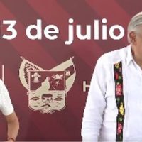 AMLO y Sheinbaum supervisan obras y programas sociales en Hidalgo y Puebla (Video)