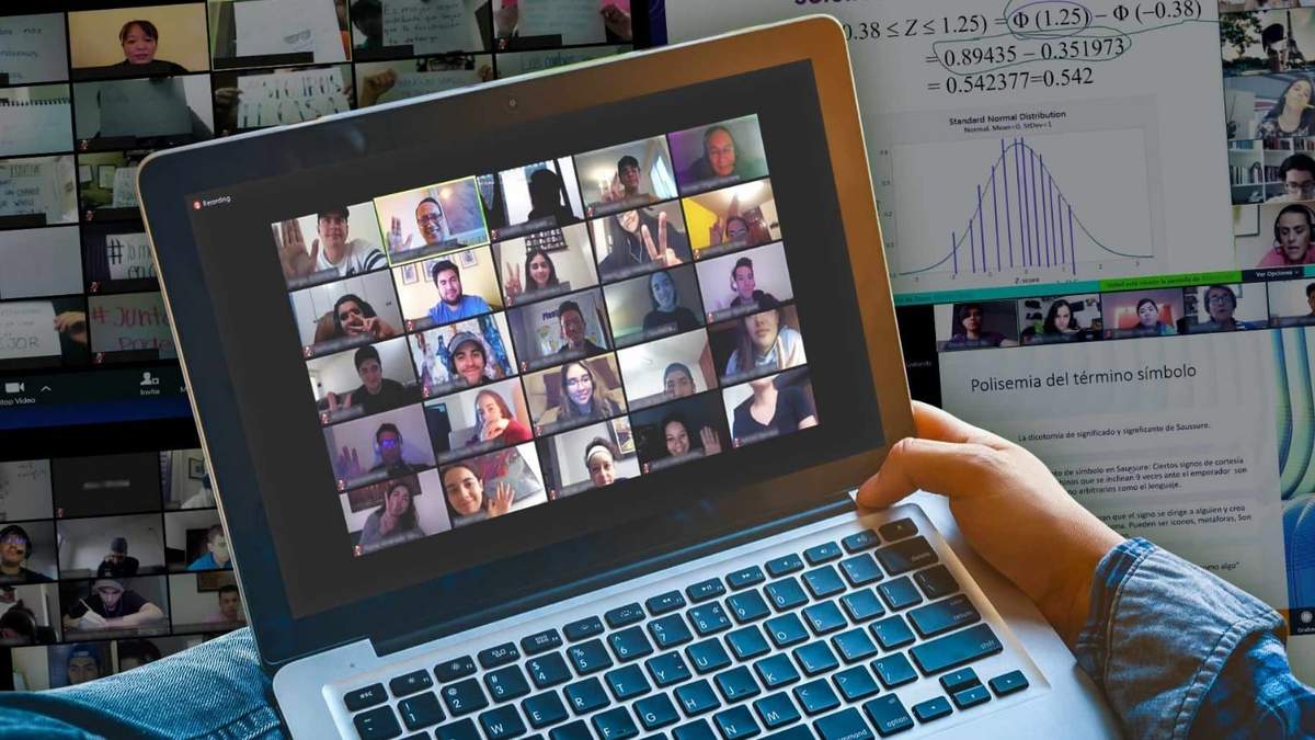 Clases virtuales. Fuente: (Twitter)