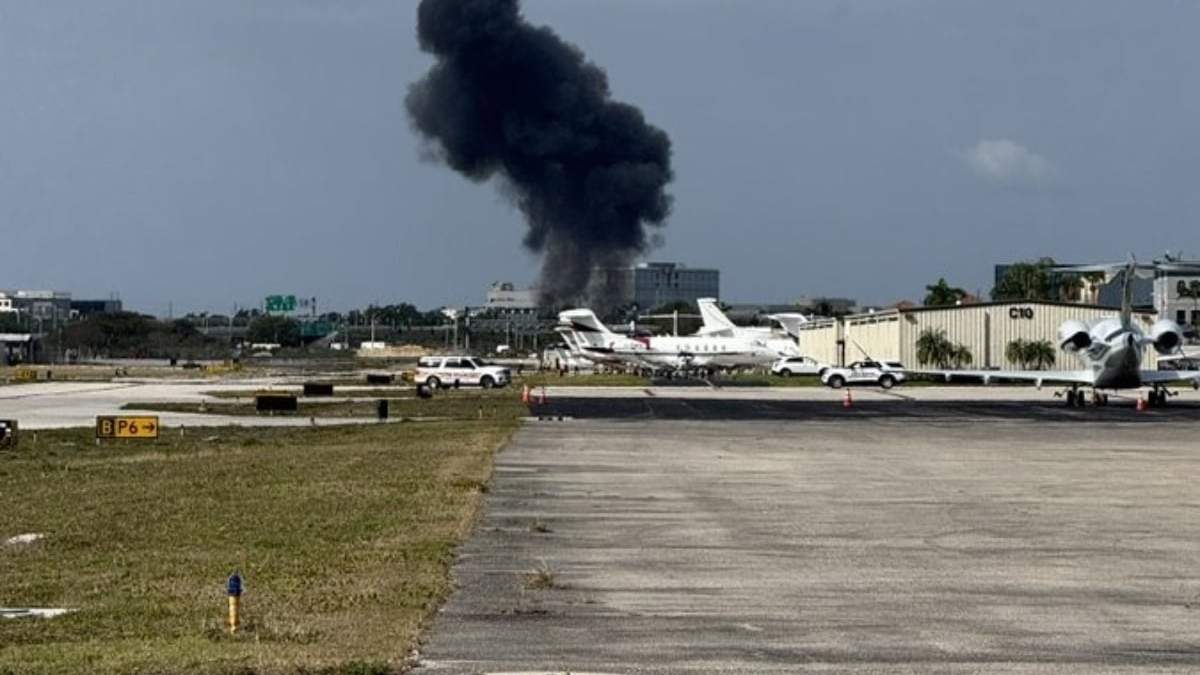 Explosión por accidente de avioneta