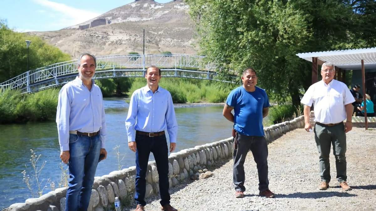 Omar Gutiérrez en Junín de los Andes. Fuente: (Twitter)